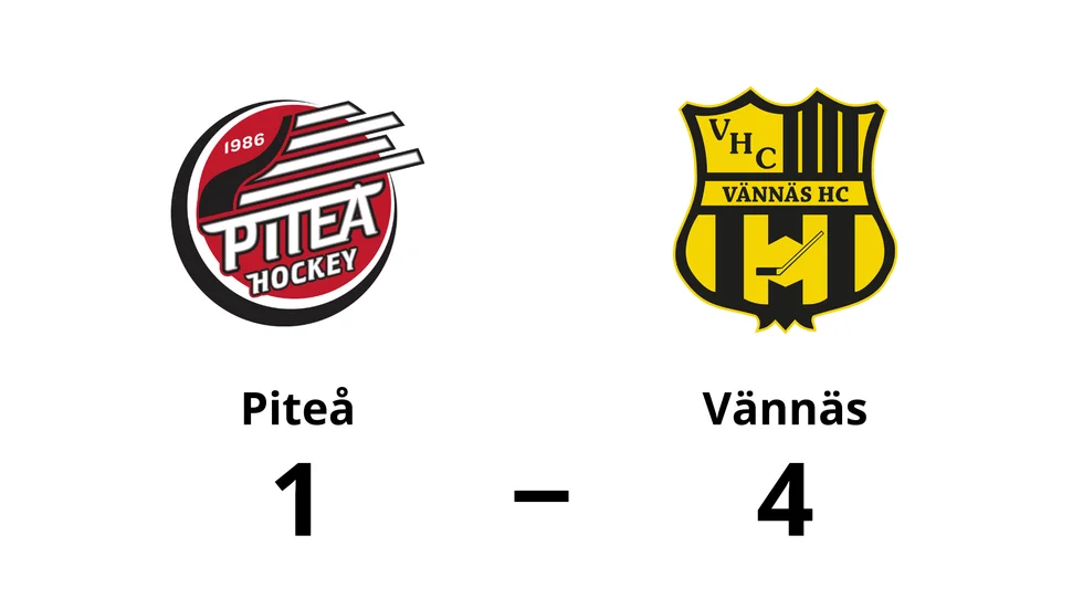 Piteå HC förlorade mot Vännäs HC