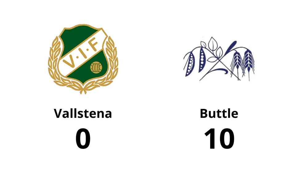 Vallstena IF förlorade mot Buttle Foder & Spannmål