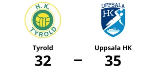 35-32-seger för Uppsala HK – besegrade Tyrold