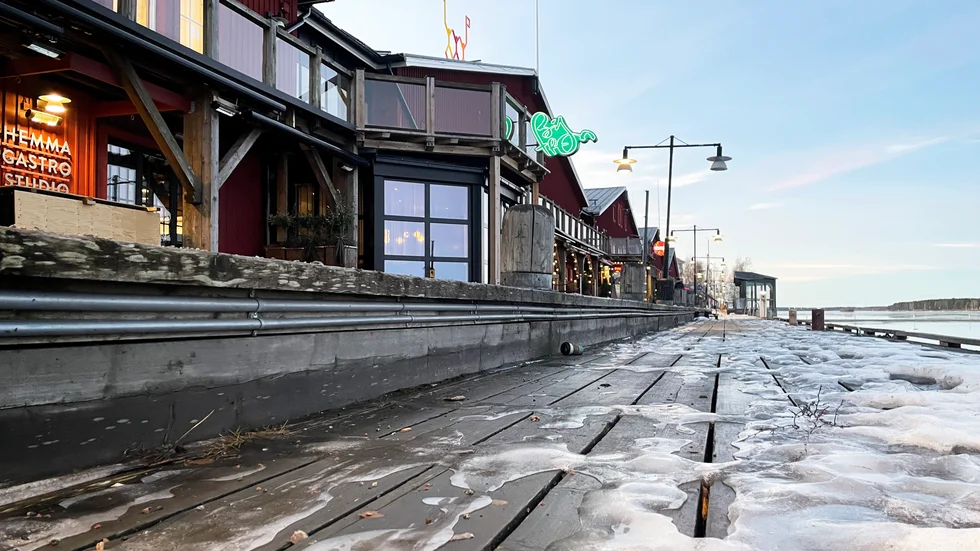 Luleå 10 december 2024. SMHI konstaterade att det var varmare än normalt i Luleå just de här dagarna. 
