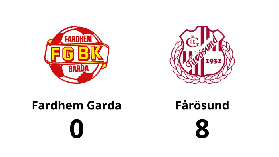 Fardhem Garda BK förlorade mot Fårösunds GOIK