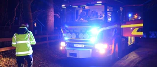 Julgran började brinna i villa – orsakade stor rökutveckling