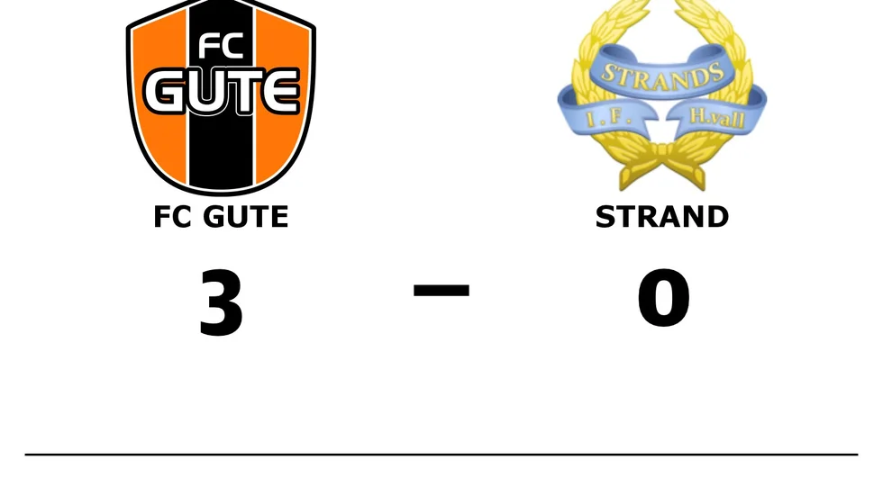 FC Gute vann mot Strands IF