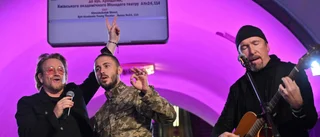 Bono spelade i Kievs tunnelbana
