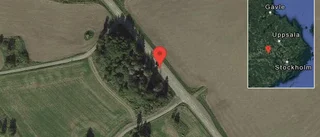 Singelolycka på väg 55 - helt stopp i ett körfält