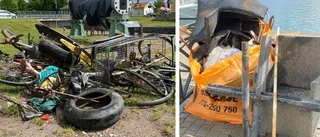 Därför ligger skräpet kvar – trots tre mail till kommunen: "Inte vetat" 