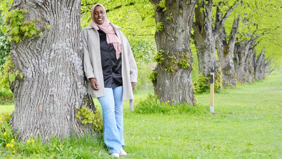 Maryan Hashi jobbar just nu med sommaraktiviteter för barn och unga i Skellefteå. Till vintern blir det snowboardgrupper igen. 