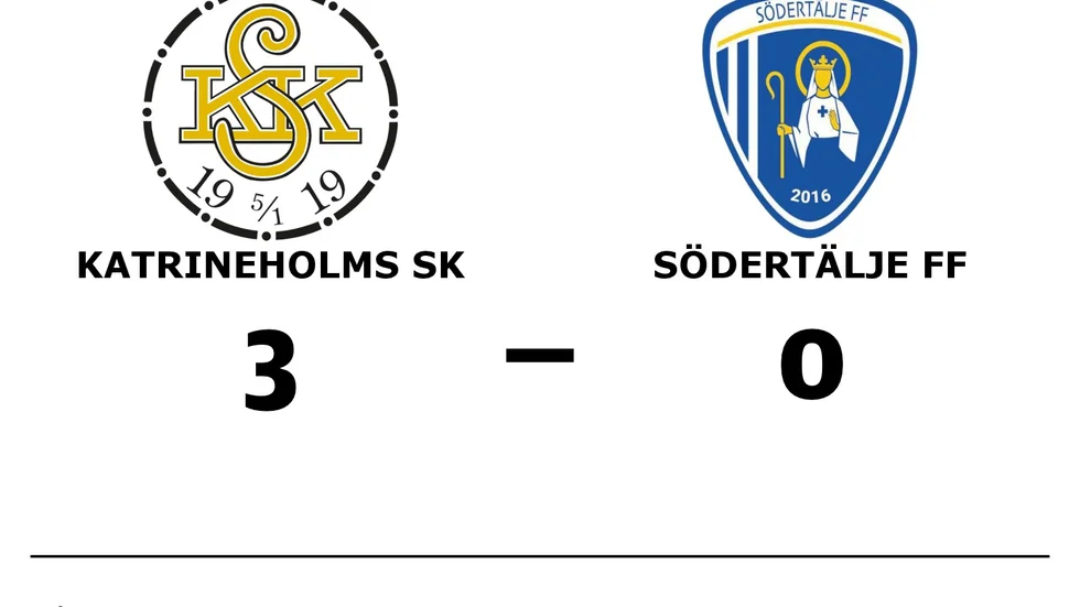 Katrineholms SK FK vann mot Södertälje FF