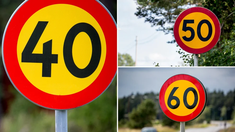 Skellefteå kommun får köpa in 40-skyltar i storpack, medan de kan ha utförsäljning på 50-skyltar. Några genomfartsgator ska ha 60 km. 
