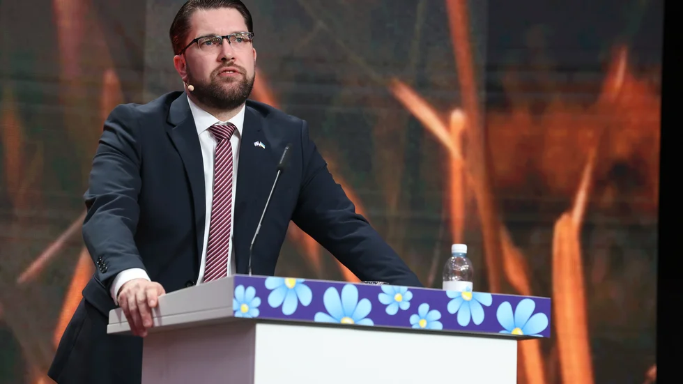 Jimmie Åkesson (SD), partiledare.