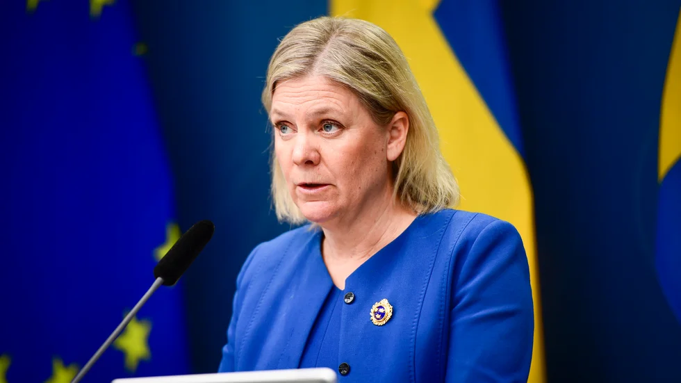 Statsminister Magdalena Andersson (S).