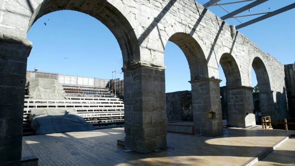 Romateatern i Roma klosterruin.
