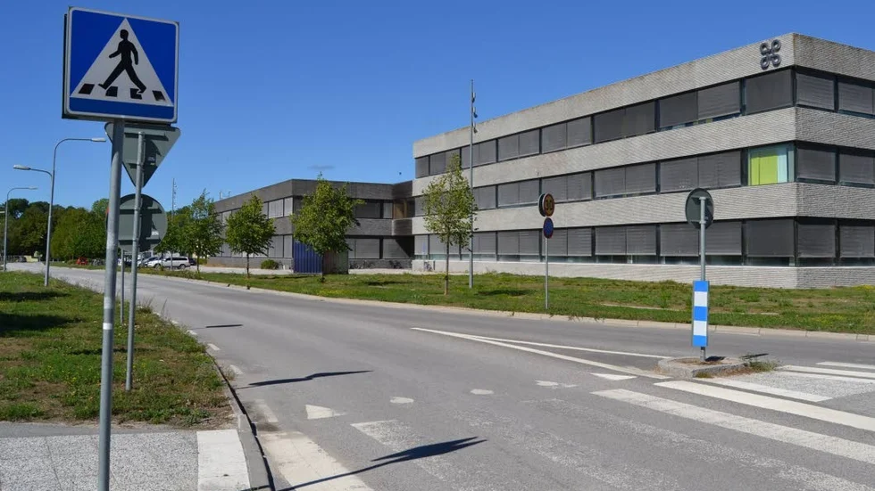 Här på Artillerigatan i Visby etableras den nya arbetsplatsen. Senare ska också UHRs andra enhet  flytta hit från Hamnplan.