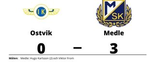 Hugo Karlsson gjorde två mål när Medle vann