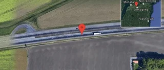 Lastbil stillastående på E4 - problem i trafiken