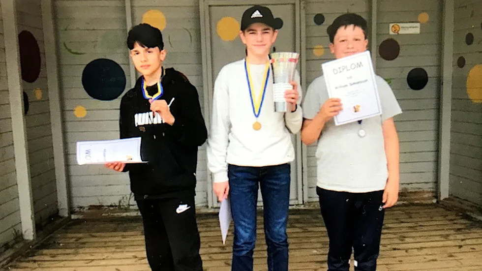 Noman Stankzai, Elis Turesson och William Simonsson.