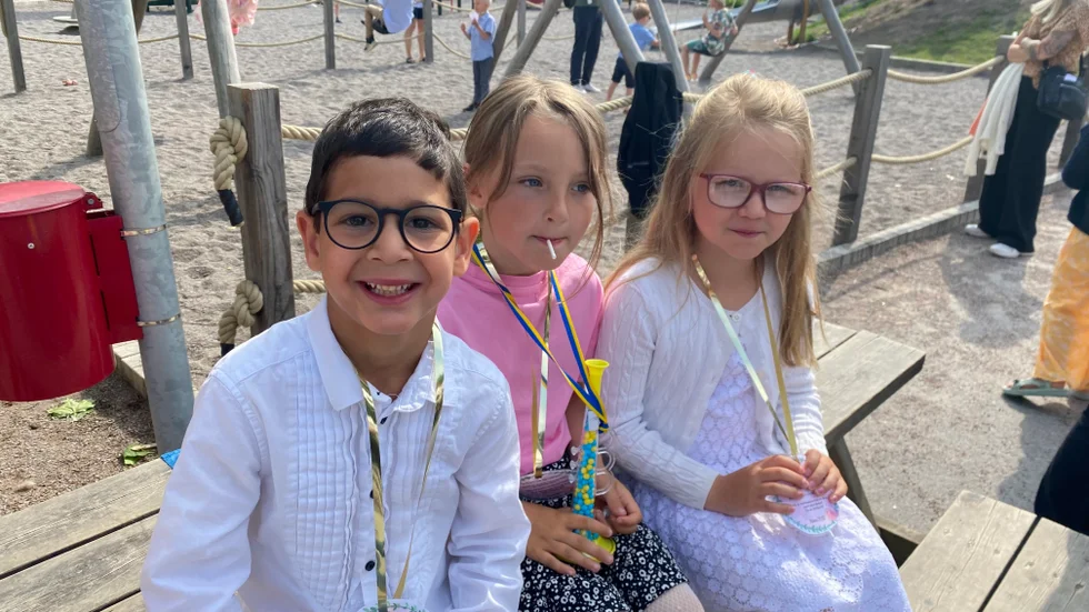 Klasskompisarna Leonardo Mlynarczyk, Elin Gauffin, Felicia Frick har just gjort sitt första läsår. Nu stundar sommarlov.