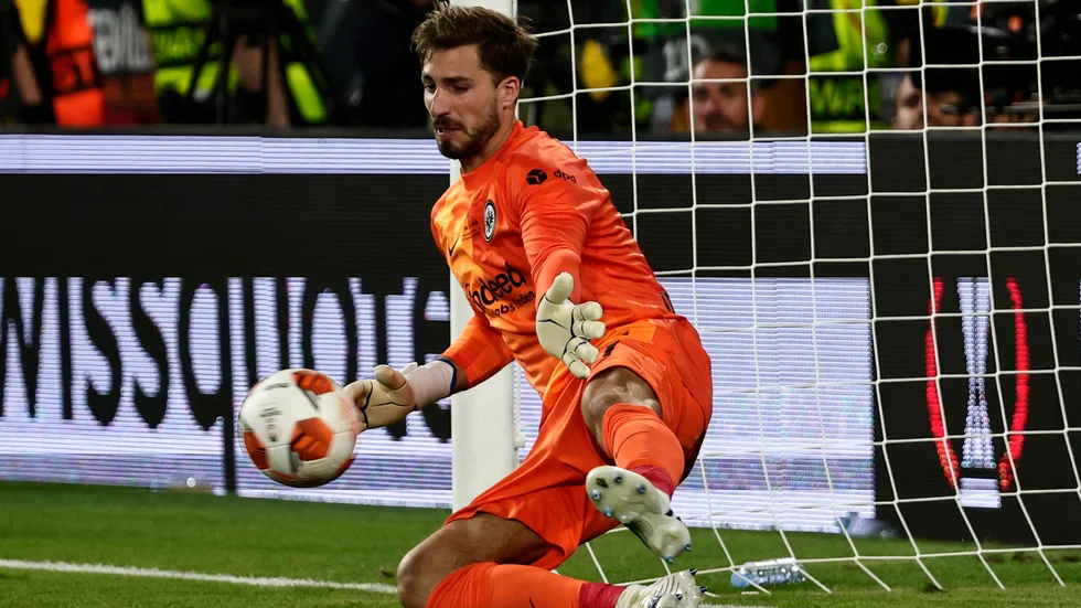 Frankfurts store Europa League-hjälte Kevin Trapp.