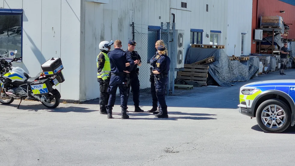 En trafikolycka har inträffat vid Willys på Skarphäll i Visby på onsdagen.