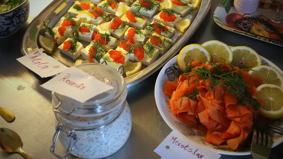 Vegansk påskmat.