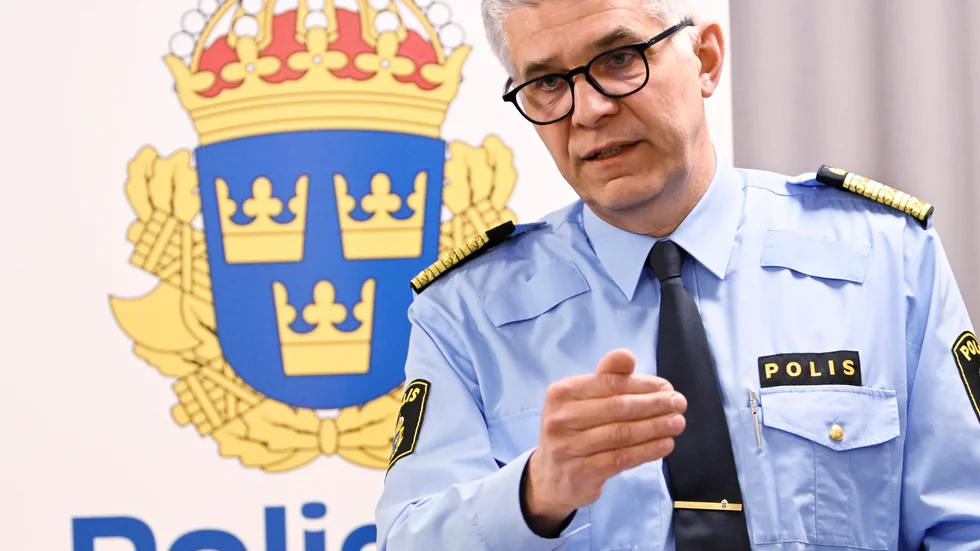 Rikspolischef Anders Thornberg. Arkivbild.