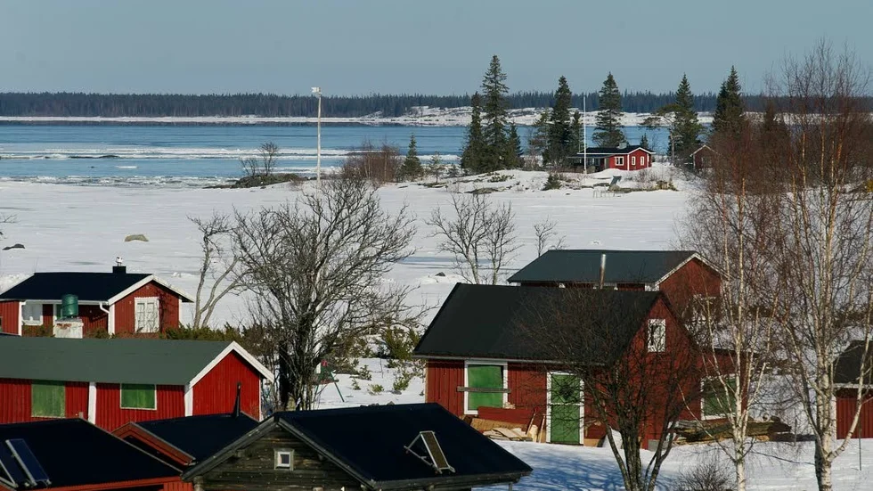 Kyrkviken på Småskär. Intresseföreningen föreslås få bidrag för muddring.