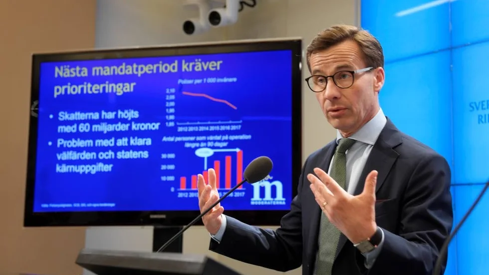 Ulf Kristersson leder Moderaterna, men ingen allians.