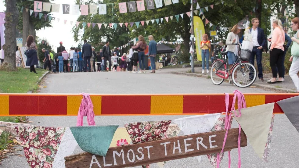 För första gången hålls en gatufest i Sveaparken.