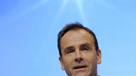 Allan Widman. I det blå.Foto: scanpix