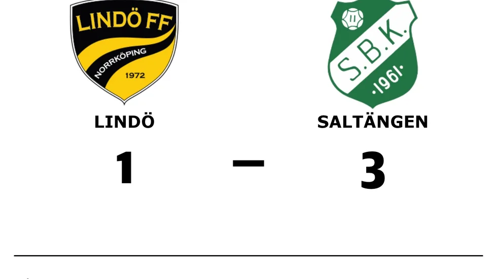 Lindö FF förlorade mot Saltängens BK