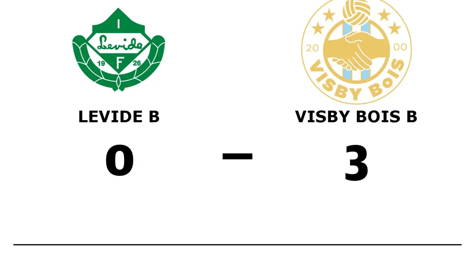 Levide IF B förlorade mot Visby BoIS B