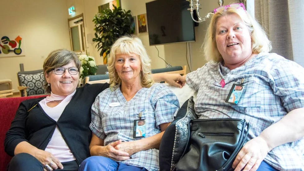 "Inget konstigt". Erfarna undersköterskorna Maria Kummu Nilsson, Susann Eriksson och Carina Andersson är alla delegerade läkemedelshantering.