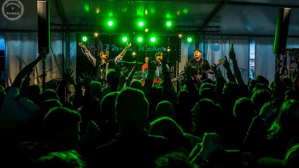 Kiruna kickers här på Kirunafestivalen.