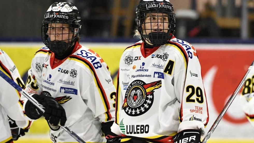 Frontfigurer. Luleås stjärnspelare levererade under bortaturnén. Emma Nordin, th, avgjorde lördagens match mot Leksand och söndagens match mot Djurgården.