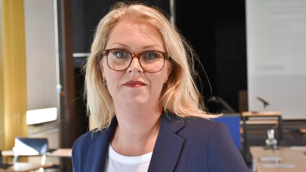 BESÖK. Lena Hallengren (S), ordförande i riksdagens utbildningsutskott, besökte Kiruna under tisdagen efter att ha fått en inbjudan från Lapplands lärcentra.