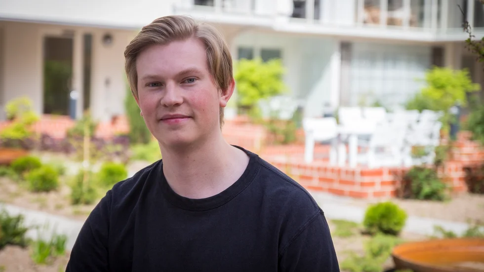 "Att designa bilar skulle vara väldigt kul" säger Lucas Joona om sina framtidsplaner. 