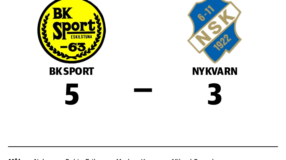 BK Sport vann mot Nykvarns SK