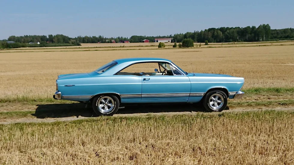 Christina Sundecks Ford Fairline från 1967 kommer vara en av bilarna som kör Wåffel-Wallyt. 