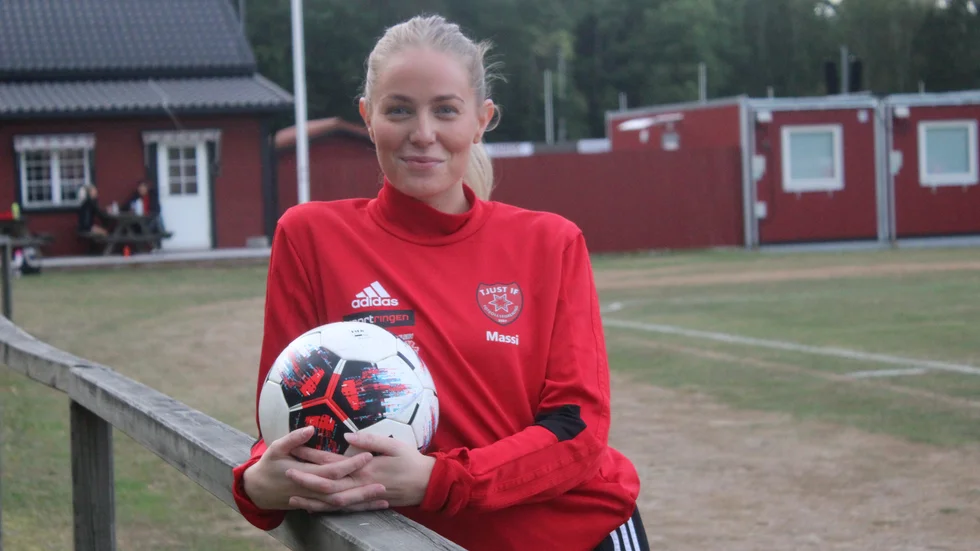 Molly Krotz är ett nytt ansikte i Tjust IF. Hon har tidigare spelat i division 1.