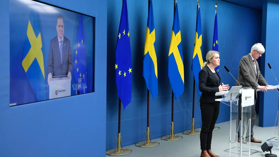 Vid pressträffen i fredags hade till slut lite optimism och framåtanda letat sig in i budskapen.