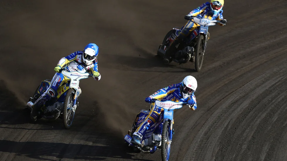 Det blev två skador i den andra omgången av elitserien i speedway. Arkivbild.