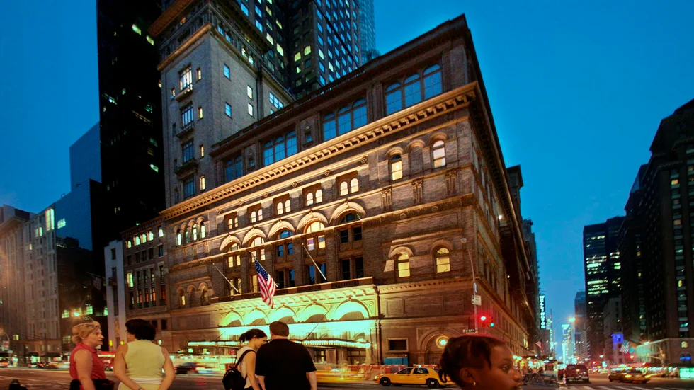 Carnegie Hall håller stängt till följd av pandemin. Arkivbild.