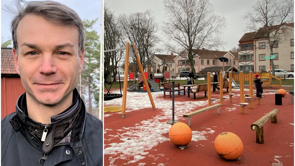 Fredrik Janses förslag föll i god jord hos kommunen. som beslutat bygga en lekyta för äldre barn på Sjötorget i Östhammar.