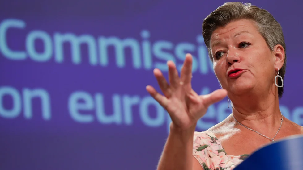 EU:s inrikeskommissionär Ylva Johansson. Arkivfoto.
