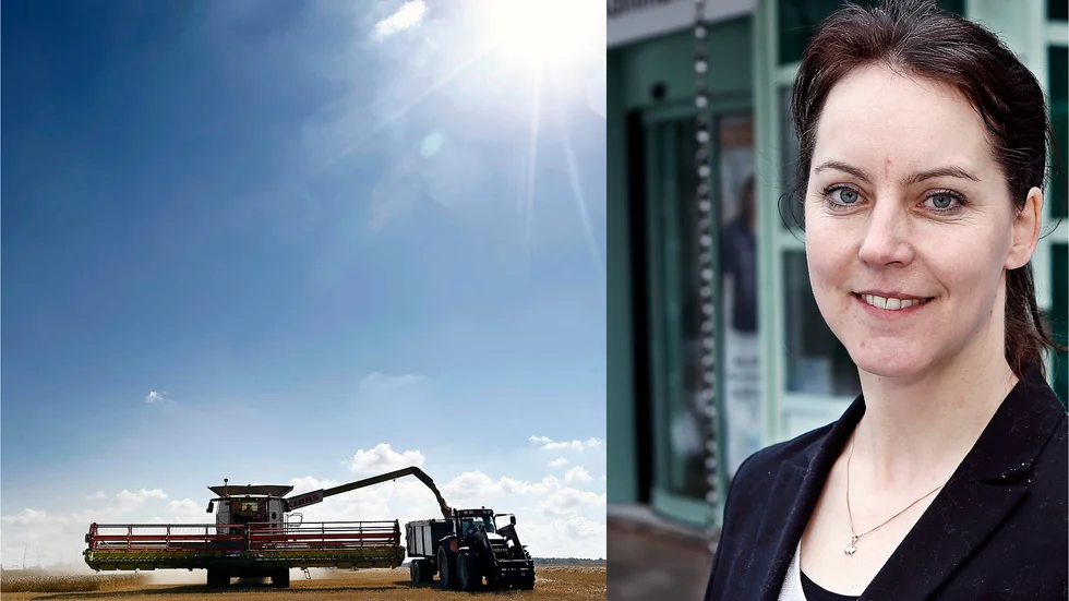 Motalas kommunalråd Annelie Almérus (M) är enig med LRF om vikten av att bevara jordbruksmark.