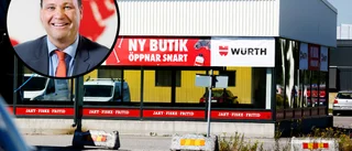 Würth öppnar butik i Eskilstuna: "Många kunder här"