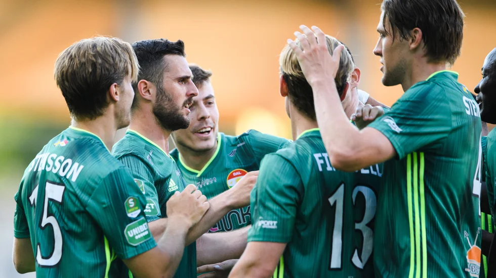 Dalkurd hade svårt att få igång passningsspelet mot Degerfors. 