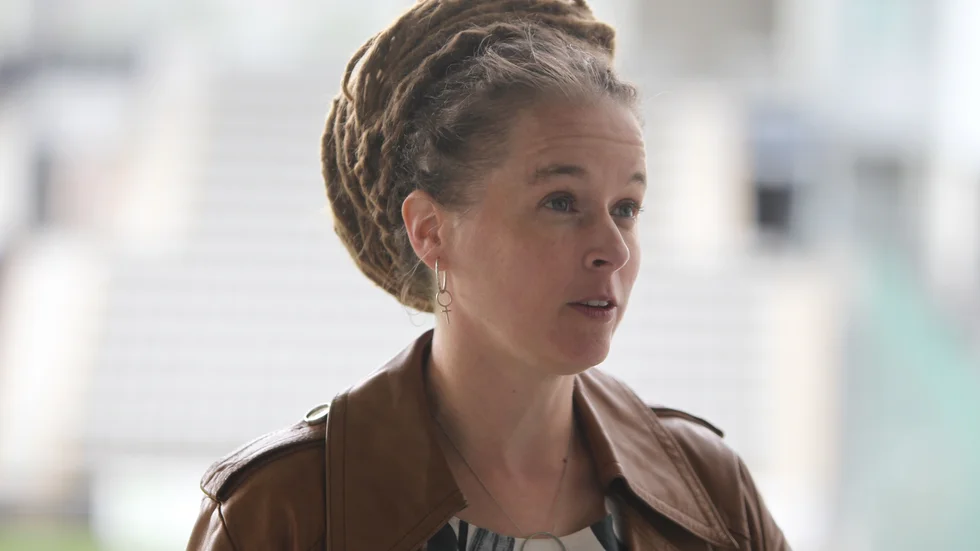 Amanda Lind var på "studiebesök" hos LFC under tisdagen. Bland annat träffade hon Paul Lindvall, Frida Andersson och spelarna Nilla Fischer och Elin Landström. 