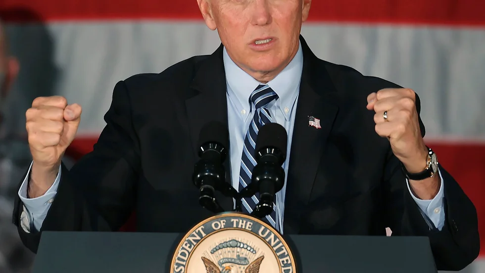 USA:s avgående vicepresident, republikanen Mike Pence.