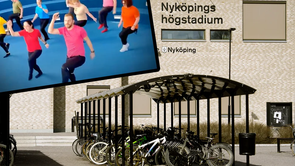Lärarna på Nyköpings högstadium ger sig på den virala "Jerusalema challenge".